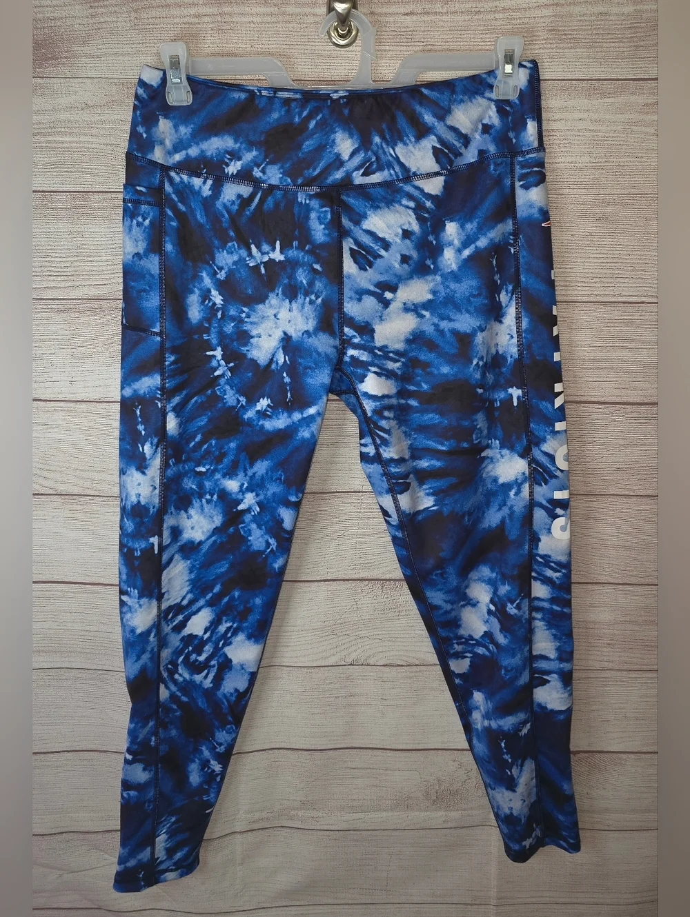 New England Patriots MSX By Michael Strahan Aubrey Tie-Dye Leggings Size XL